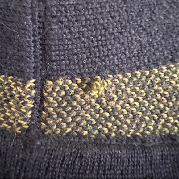 Buffalo check sweater jacket - academia preppy old money aesthetic - Picture 4 of 10